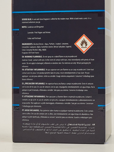 Вдохновлённая парфюмерная вода для мужчин Severe Blue