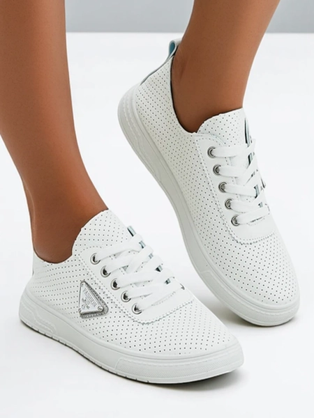 Royalfashion Lace-up women's sporty shoes with a print Fennie