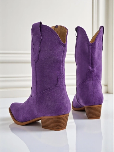 Women's Eco Suede Cowboy Boots SpireHush