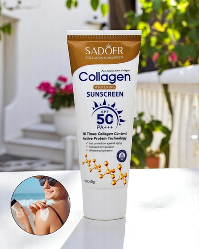 Sadoer päikesekaitsekreem SPF 50 kollageeniga