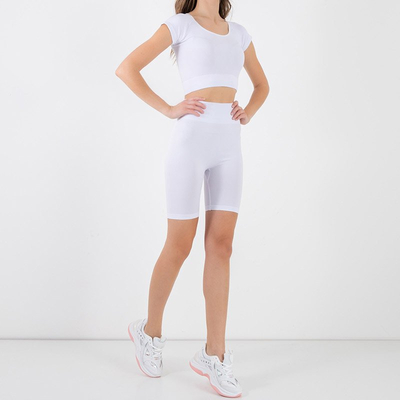 Naiste valge spordikomplekt - Riietus