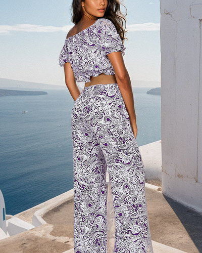 Royalfashion Two-Piece Women's Printed Set