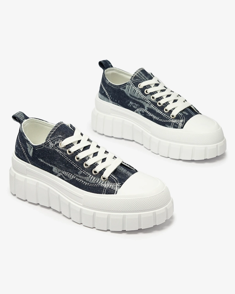 Navy Blue Elysium Sneakers