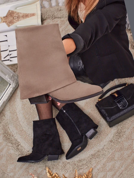 Naiste poolsaapad Moon Whisper kinnise ülaosaga