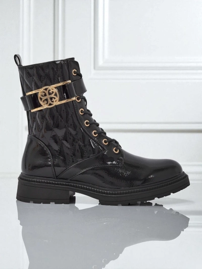 Pikitud naiste poolsaapad, valmistatud ökoloogilisest lakknahast Opal Verge