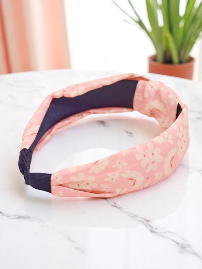 Royalfashion Hairband with braided floral pattern Florinda