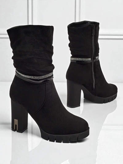 Naiste öko-seemisnahast plokk-kontsaga poolsaapad BrambleDusk