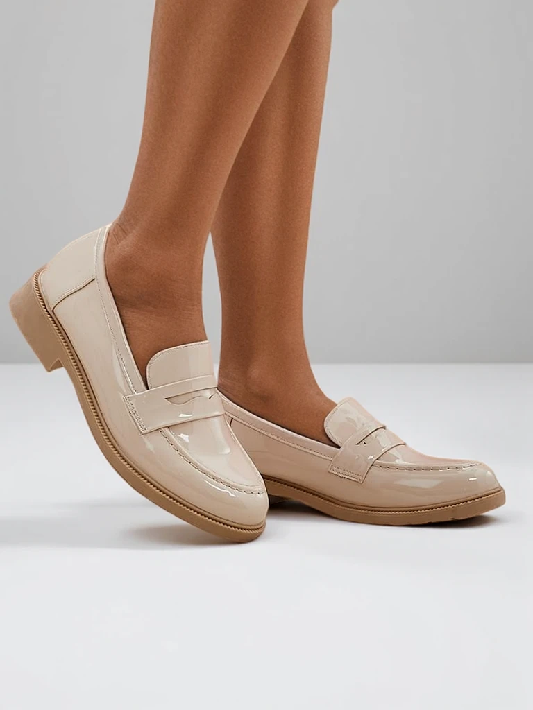 Royalfashion Women's patent moccasins Aylay