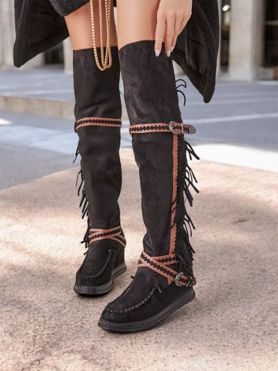 Женские сапоги выше колена Royalfashion Eliferse