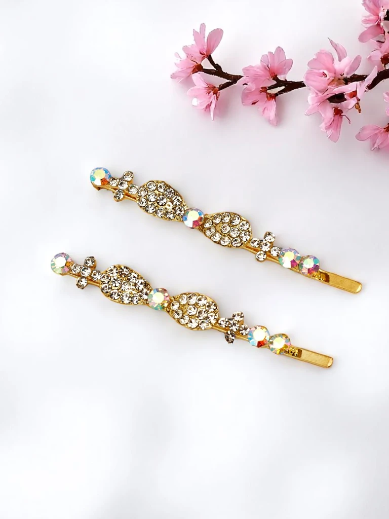 Royalfashion Juukseklambrid strasskivide ja väikeste lipsudega Tiny Bows