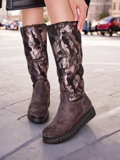 Royalfashion Naiste Põlvekõrgused Saapad Molis