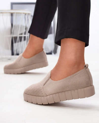 Women's openwork powder slip on sneakers Cegeti - Footwear
