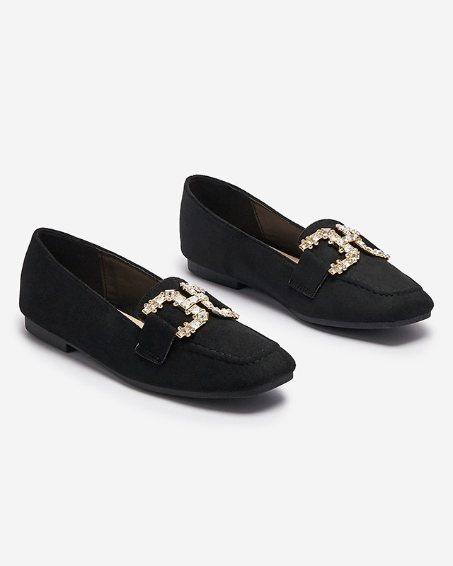 Женские черные мокасины Jaorica- Footwear