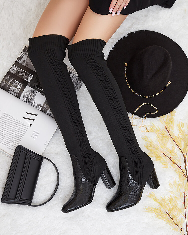 Royalfashion Naiste ülepõlvesaapad Nolera