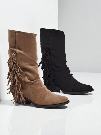 Naiste kontsaga narmastega kauboisaapad Selva