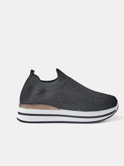 Royalfashion Women's slip-on fabric sports shoes Terrifa