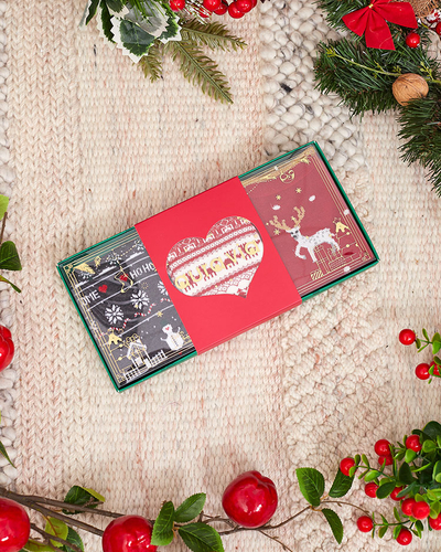 Royalfashion Christmas socks in a box 3/pack