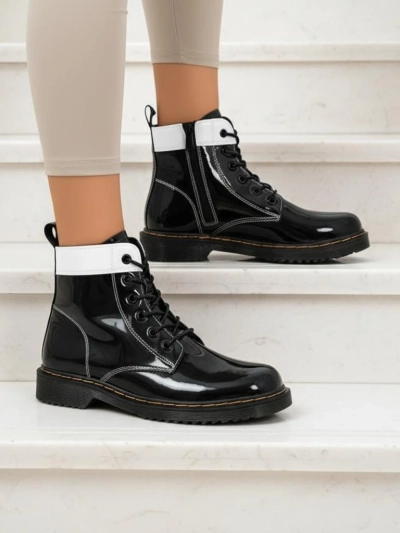 Perseida Nero naiste poolsaapad ökoloogilisest lakknahast, paeltega