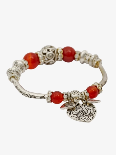 Naiste südamekujuliste elementidega käevõru Heart Glitz