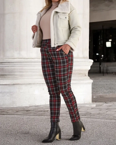 Royalfashion Warmed naiste teggings püksid PLUS SIZE