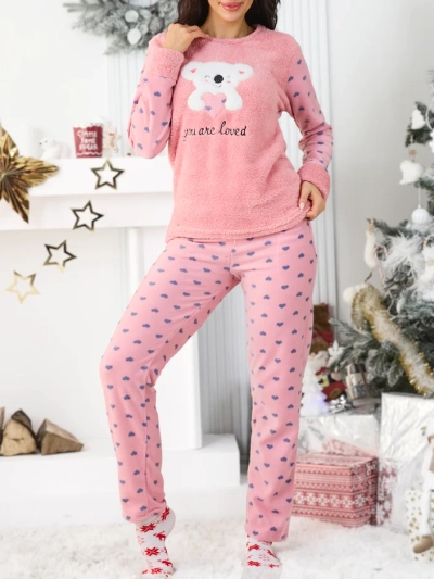 Royalfashion Women's pajama with a koala bear