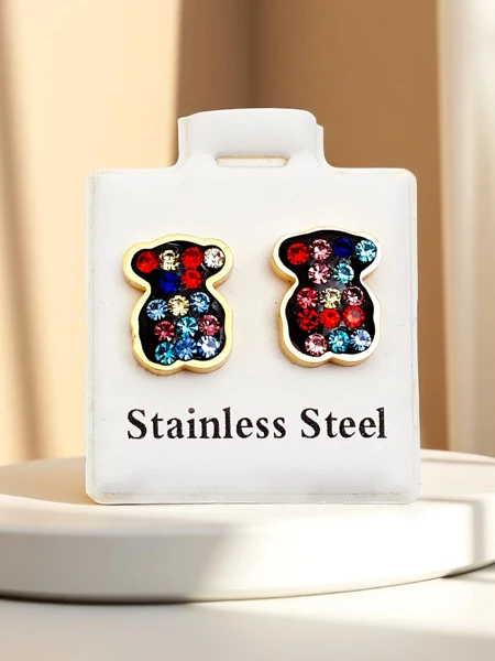 Royalfashion Женские серьги в форме медведя