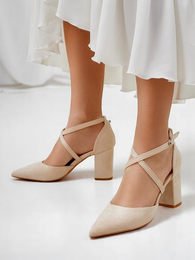 Туфли Royalfashion из эко‑замши для женщин с ремешками Kanastru