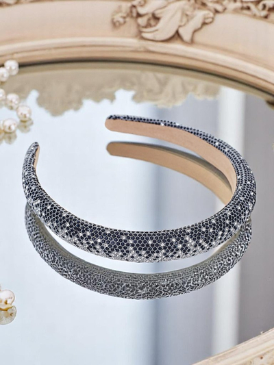 Royalfashion Hairband with rhinestones and pearls Bianka