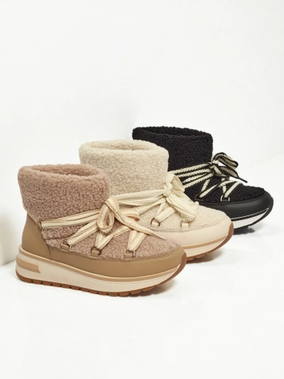 Women's snow boots with fur Verruna