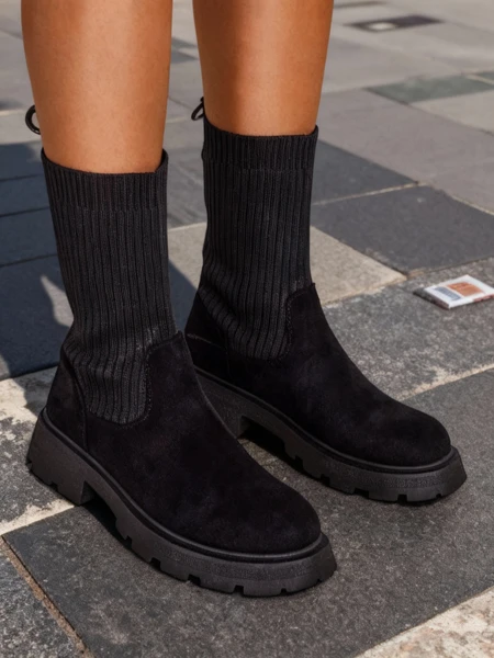 Royalfashion Kvinner Slip-On Boots Derette