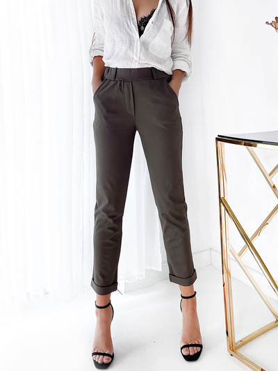 Royalfashion Khaki naiste teggings püksid