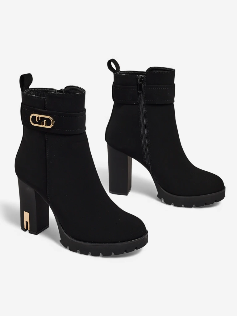 Women's Tovia Eco Suede Heeled Ankle Boots