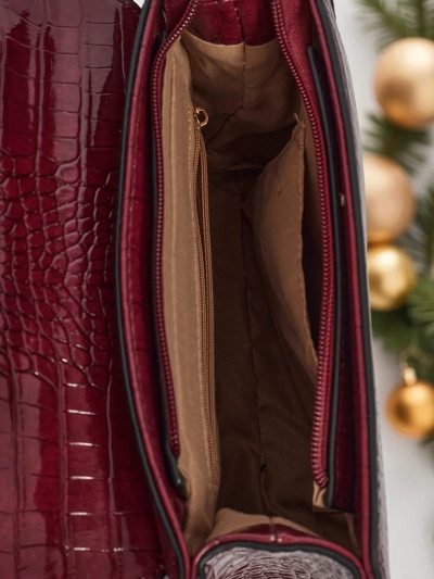 Patent Faux Leather Small Women's Handbag Orlina