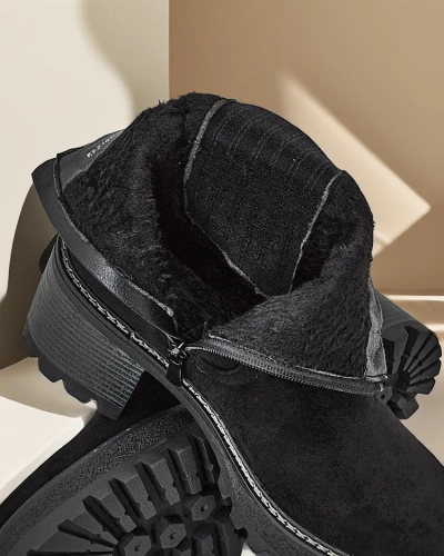 Fo-royalfashion Eco-suede nyrin's bots on a itay by Segiag