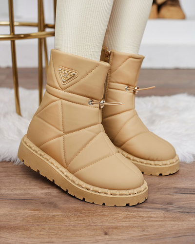 Royalfashion Camel naiste saapad a'la lumesaapad Oterika