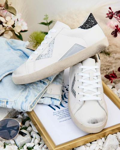 Royalfashion Women's sporty sneakers with embellishments Ginn