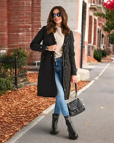 Длинное женское пальто Royalfashion