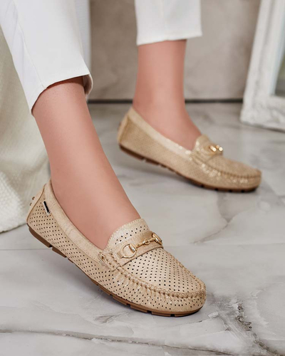 Royalfashion Женские ажурные мокасины Mill