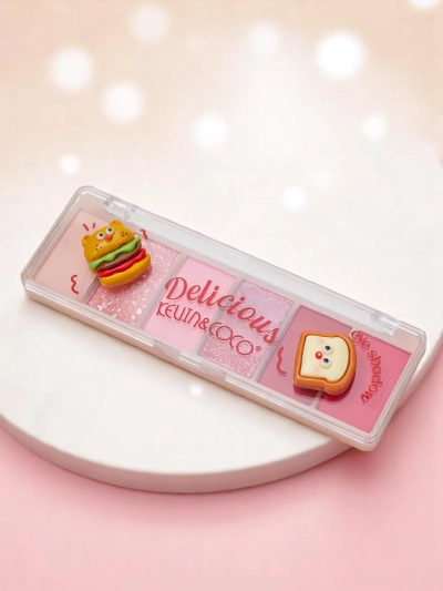 Kevin&Coco Palette 6 eyeshadows with glitter Delicious