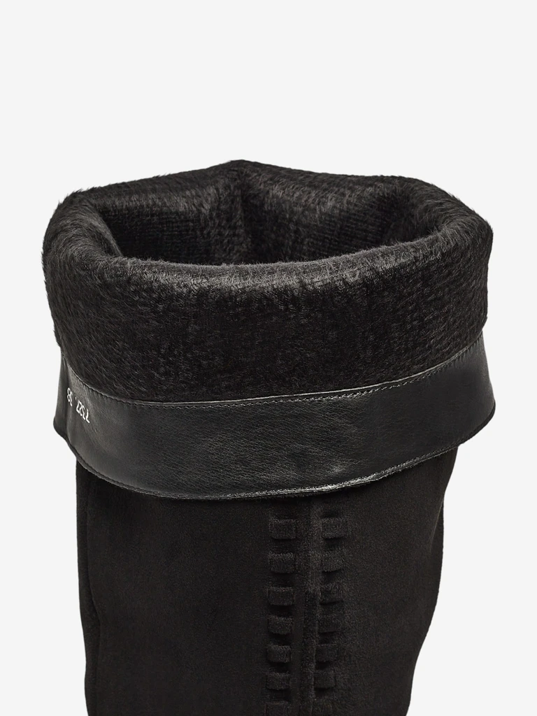 Women's Fottor Eco-Suede Block Heel Boots