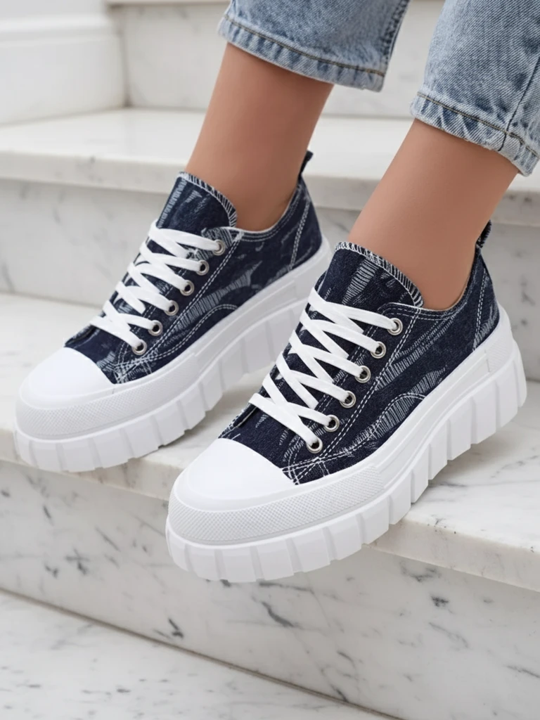 Navy Blue Elysium Sneakers