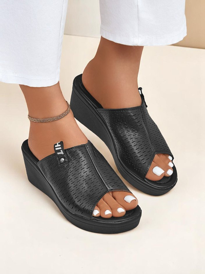 Royalfashion Naiste kiilkontsaga plätud Luna Wedge