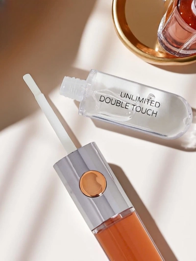 Lipstick and clear lip gloss 2-in-1 Coral Crush