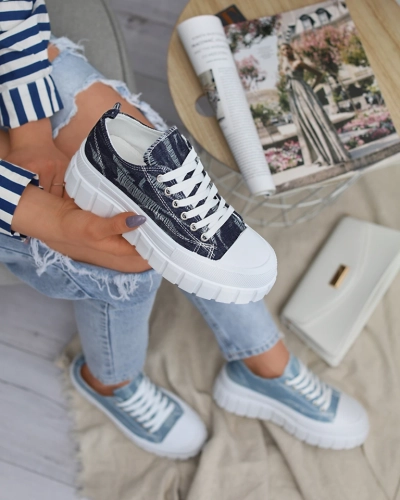Navy Blue Elysium Sneakers