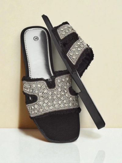 Royalfashion Naiste sandaalid säravate kivikestega CrystalEase