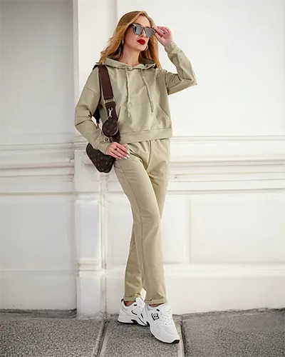 Royalfashion puuvillane naiste dressipluusikomplekt