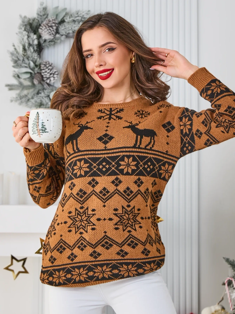 Royalfashion Women's Christmas Sweater