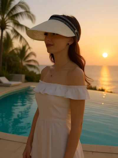 Royalfashion Sunny Weave Sun Visor