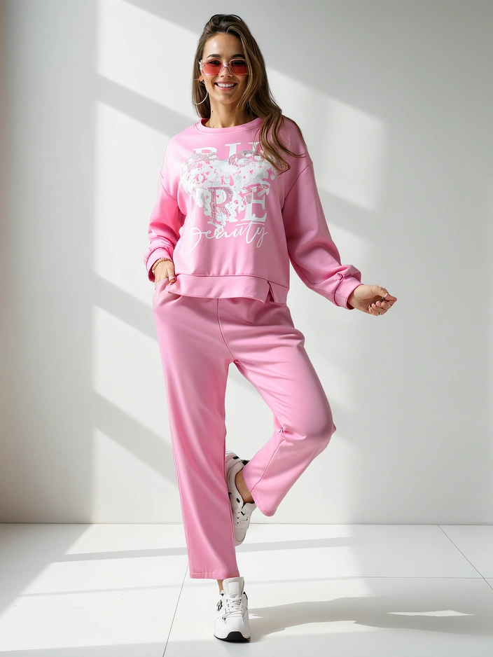 Royalfashion Naiste viskoosist komplekt trükiga