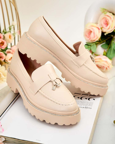 Royalfashion Women's moccasins with zircons Ali